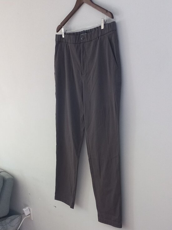 EVERLANE uniform slim fit grey pants 38x32 - Picture 3 of 10